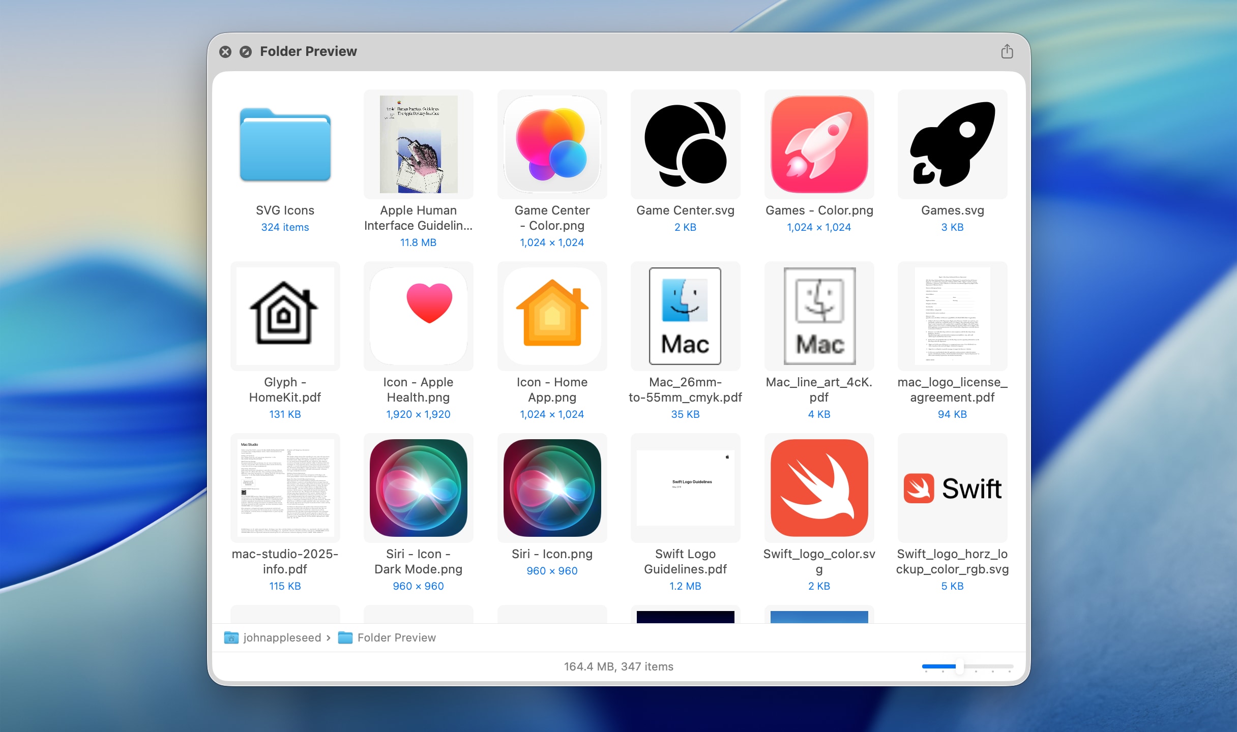 Folder Preview screenshot